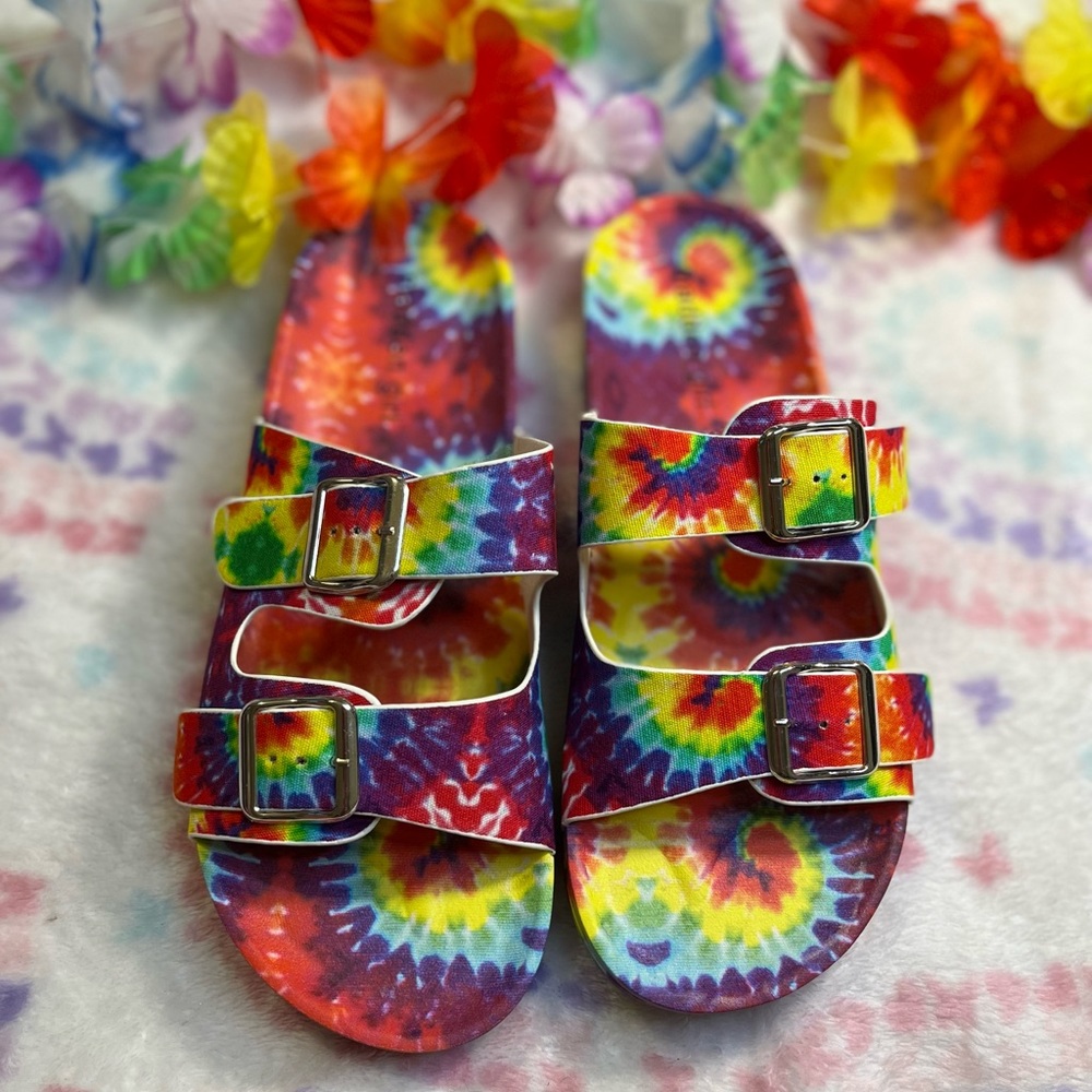 Tie Dye Slides